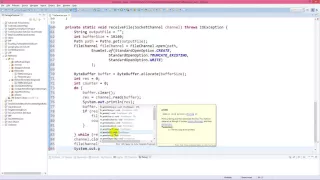 Java NIO - Non-blocking file transfer through SocketChannel