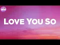 Download Lagu Love You So - The King Khan \u0026 BBQ Show (Lyrics)