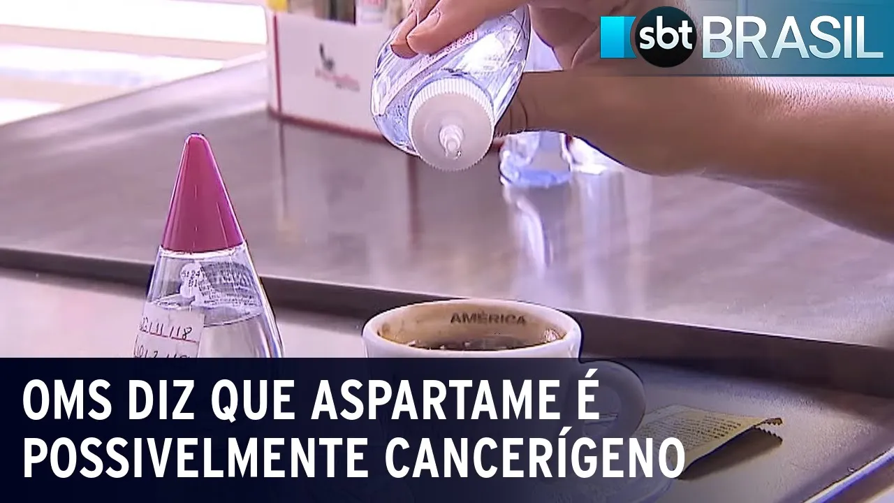 OMS diz que aspartame é possivelmente cancerígeno | SBT Brasil (14/07/23)