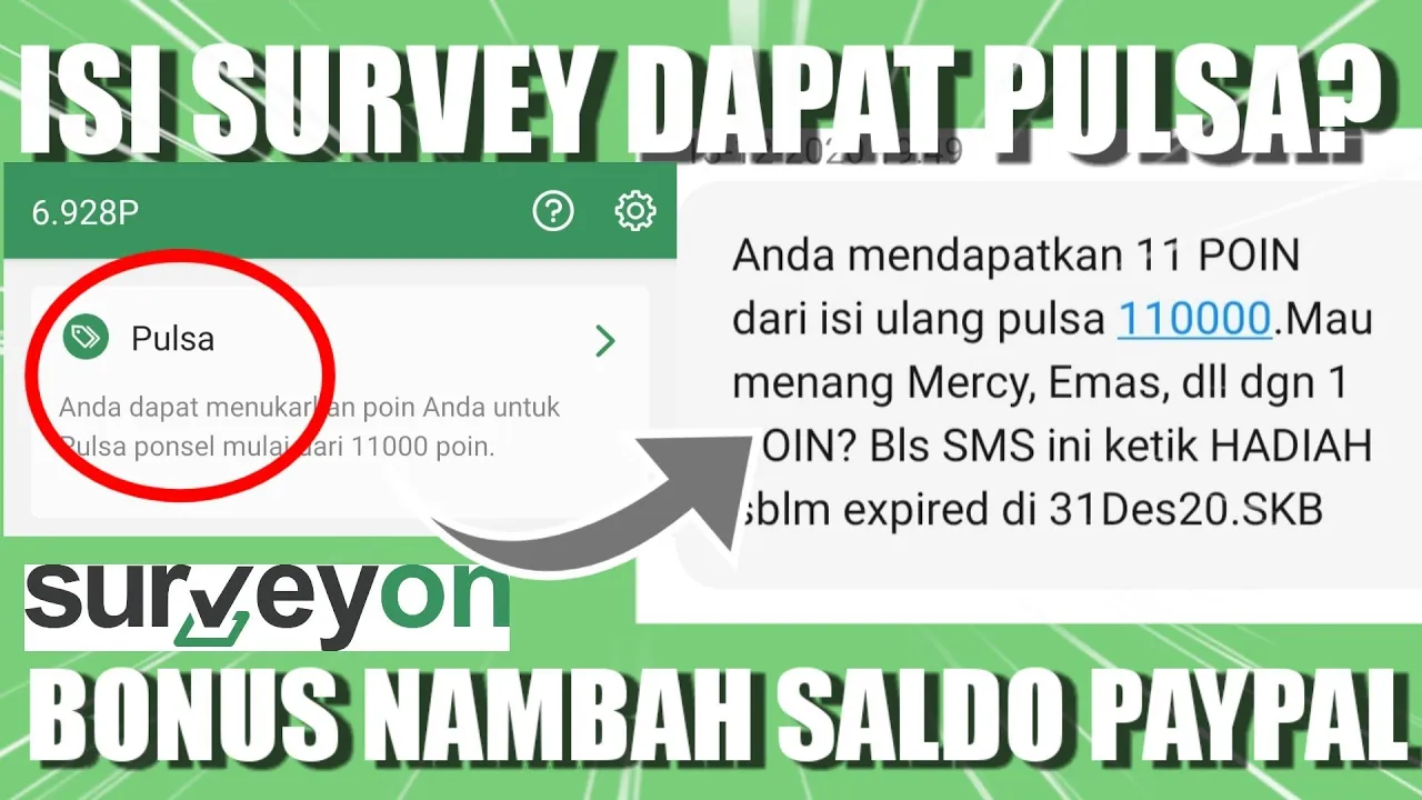 BARU!! Jawab Survey Dapat Pulsa Rp. 50rb || surveymonkey.com .... 