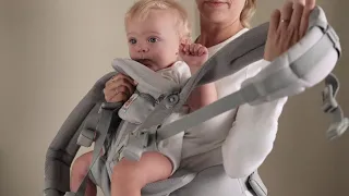 Ergobaby Omni 360 Carrier How do I wear my baby facing out in the Omni 360 Cool Air Mesh carrier