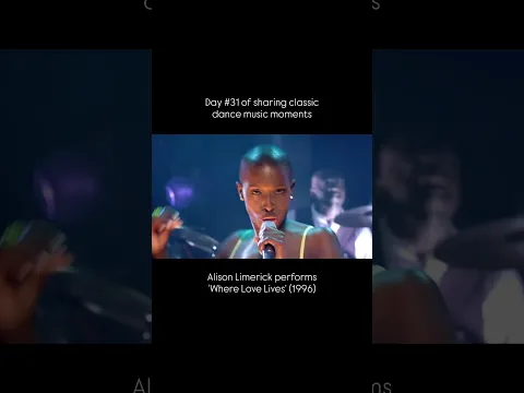 Alison Limerick performs 'Where Love Lives', 1996 🔥 #totp #nostalgia