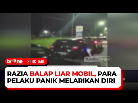 Razia Balap Liar, Delapan Mobil Mewah Diamankan Polisi