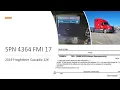 Freightliner Cascadia SPN 4364 FMI 17