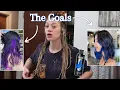 Dyeing the Under Layer of my Hair Blue - Blue Halo Hair