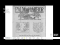 History of Palm Harbor