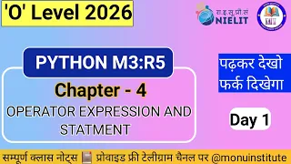 Python full Course in Hindi Chapter 4 apna college