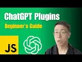 Create ChatGPT Plugin with ChatGPT and JavaScript Step-by-Step Guide