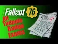 Fallout 76 All Tadpole Badge Exams