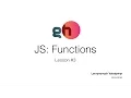 GeekHub JS Lesson 3 Functions