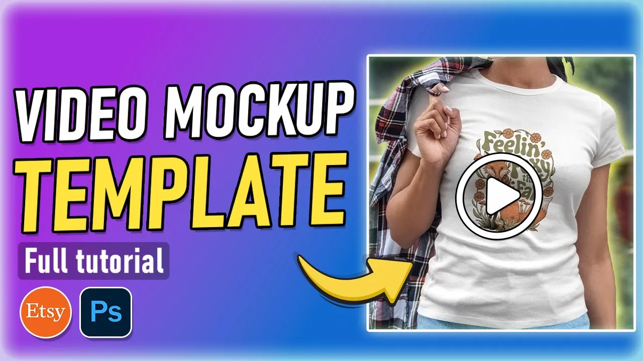 How to create T shirt video mockup template | Full Tutorial How to create T shirt video mockup template | Full Tutorial