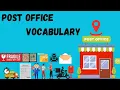 At the post office english vocabualry for kids