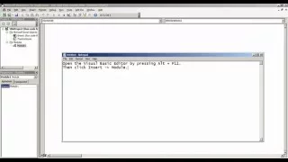 Excel Run Code From Module using macro - VBA