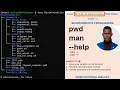 Linux for Bioinformatics pwd man and help Commands Explained Episode 01