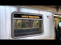 PATH Train PA-5 Red Line Full Ride from World Trade Center to Newark-Penn Station