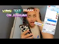 Download Lagu SONG LYRIC TEXT PRANK ON MY EX JOSHUA (HE KNOWS I CHEATED) (good 4 you~Olivia Rodrigo)