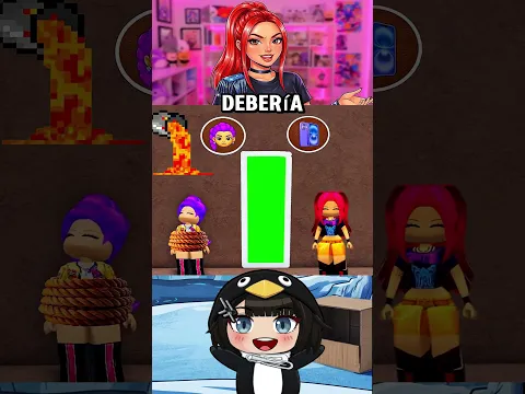 ¿QUIEN SALVARA A RUMI DE LA LAVA? 😨💀 #shorts @BloxAventurasAI