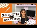 CODE INJECTION via a VULNERABLE TEMPLATE ENGINE