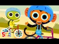 Download Lagu I Like To Ride My Bicycle | Nursery Rhymes | Mr. Monkey, Monkey Mechanic