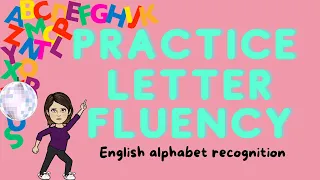 Letter Name Fluency English Alphabet Letter Name Practice Letter Recognition