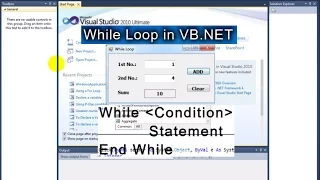While Loop in VB NET