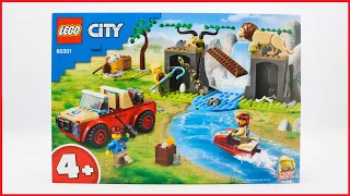 Lego City 60301 Wildlife Rescue Off-Roader Speed Build