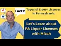 Types of Liquor Licenses in the State of Pennsylvania