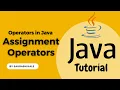 Java Assignment Operators In-Depth Explanation with Real Examples in Hindi by Saurabh Kale