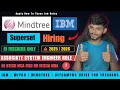 IBM Wipro And Mindtree Superset Hiring For Freshers Apply Now
