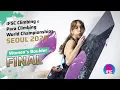 Women s Boulder final Seoul 2025