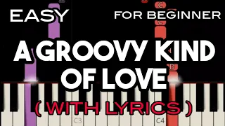 Download A GROOVY KIND OF LOVE ( LYRICS ) - PHIL COLLINS | SLOW \u0026 EASY PIANO MP3