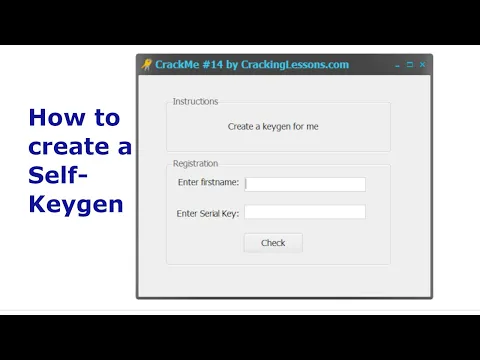 Download MP3 How to create a self keygen - part 1