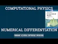 Numerical Differentiation Using Python Computational Physics
