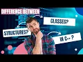 What is the difference between Classes and Structures in C