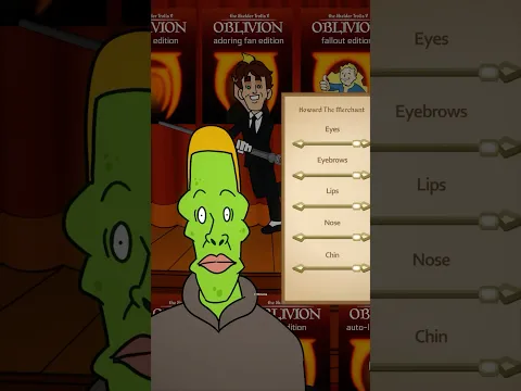 Oblivion Remake in a Nutshell: 🎵 Still Just Works #animation #thechalkeaters #bethesda #oblivion