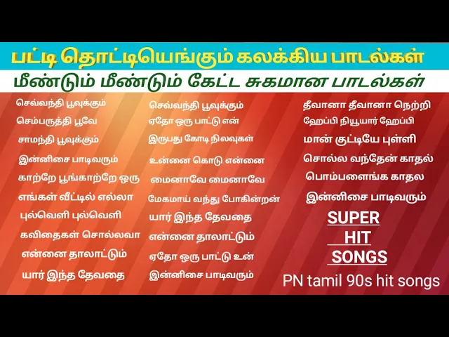 Download MP3 SUPER HIT SONG COLLECTION | LOVE SONGS | MELODY HITS SONGS |@Namma_Family_Memories