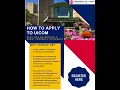 UICOM How to Apply Write a great Personal Statement