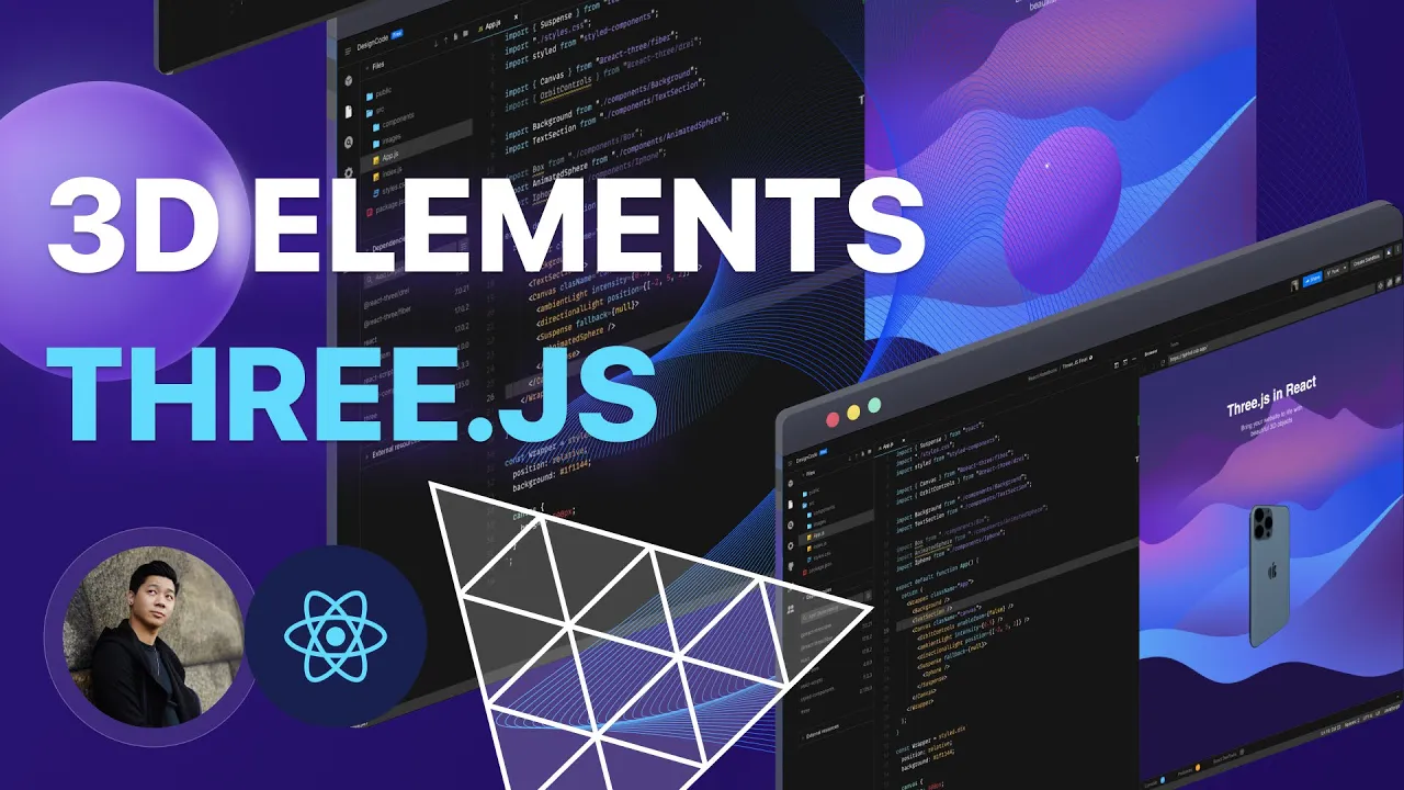 Three.js 3D Elements for your website using ReactJS
