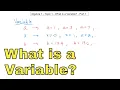 01 - What is a Variable Part 1 Learn How to Use Variables in Algebra