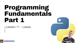 NSW Software Engineering Topic 1 Python Part 11 - Loops