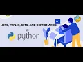 Python for Beginners - Lists Tuples Sets