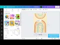 Make money selling boho art prints on Etsy with Canva
