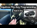How To Program A Chevy Equinox Flip Key Remote Fob 2010 - 2017 DIY Chevrolet Add Flip-Key Tutorial