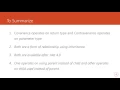 Covariance and Contravariance