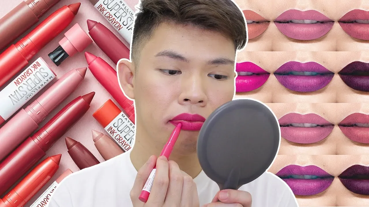 Maybelline The Powder Mattes Swatches 20 Shades + Review & Comparison! | Bahasa Indonesia