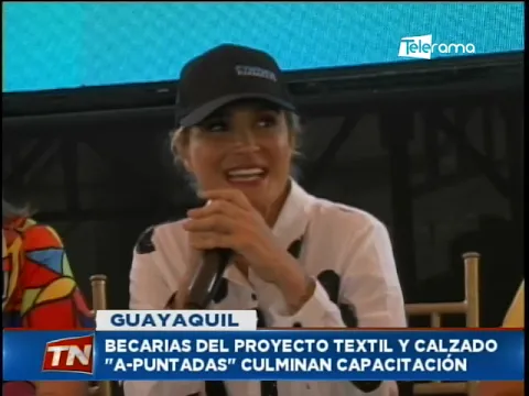 Becarias del proyecto textil y calzado A-Puntadas culminan capacitación