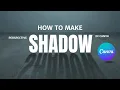 How to Make Perspective Text Shadow in Canva No Photoshop