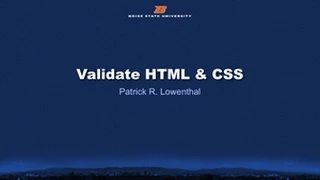 edtech 502 validate html u0026 css