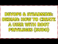 DevOps SysAdmins Debian how to create a user with root privileges sudo 2 Solutions