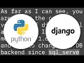 Establishing connection to MS SQL Server 2014 with django-mssql-1 6